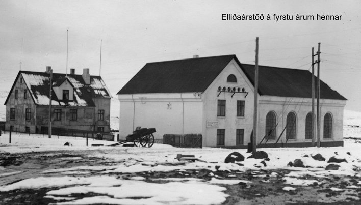 Elliðaárstöð á fyrstu árum hennar