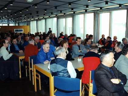 Fundur í matsal árið 2000